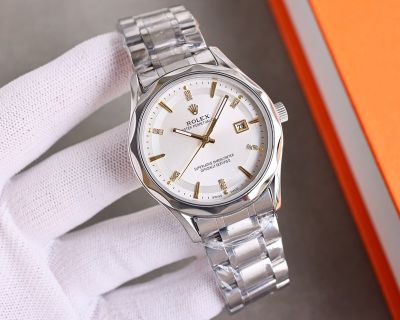 Rolex Stainless Steel Imported Automatic Movement 41*10mm White Watch